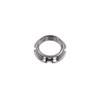 Locknut on steering bearing - chrome-plated - 4 grooves +