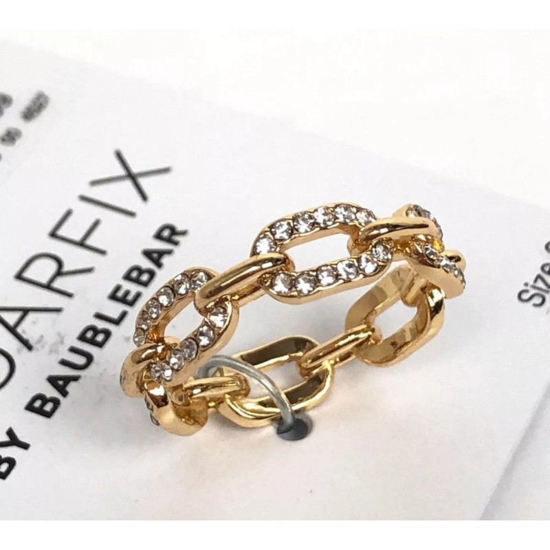 SUGARFIX by BaubleBar Crystal Chain Link Ring SUGARFIX by BaubleBar