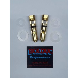 HOLLEY .150" STAINLESS ALCOHOL  &  E-85 NEEDLE AND SEATS, AED BG DEMON QFT