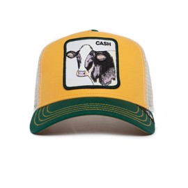 Goorin Bros. Unisex-Erwachsene The Farm Original Adjustable Snapback Trucker Hat Baseballkappe, Gelbe Cash-Kuh, Einheitsgröße