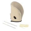 Newnessai Gear Shift Knob Cover with Beige Stitches, Shift Lever