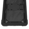 Tablet Case Black Silicone Precise Cutouts Shock Absorbent Stable Kickstand