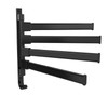 Swivel Towel Rack, 4 Arm Wall Mounted Towel Bars with