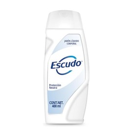 Escudo Antibacterial, Jabón Líquido Corporal Protección Neutra sin Triclosán, 400 ml