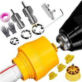 StyBtt 12 Piece Tap and Die Set, PVC Pipe Tapping Set for Electric Drills, Internal & External Pipe Threading Tool, Taps & Dies Threader Kit, with Screw Extractor