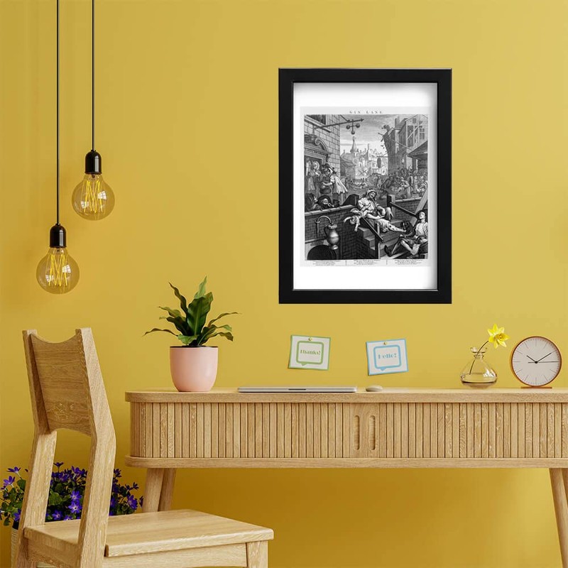 Spiffing Prints William Hogarth - Gin Lane - Extra Large