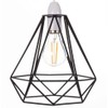 Giggi Black Ceiling Light Wire Basket Metal Basket Pendant Lighting Ceiling Light Shade, Ceiling Fitting Light & Industrial Style Light for Indoor Pendant Light Shade lamp Shade