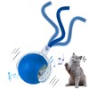 Bateruni Cat Ball Toy, Automatic Rotation, Glowing Up with Simulation