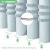 Dynamene Extra Long Shower Curtains - 72 x 84 Inches