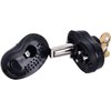 Gun Lock with Keys Black