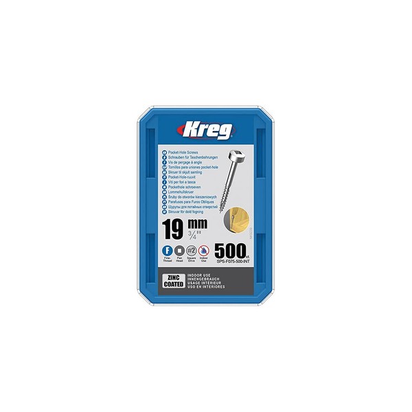 Kreg Tapping Screws Fine 19.1 mm Pack of 500