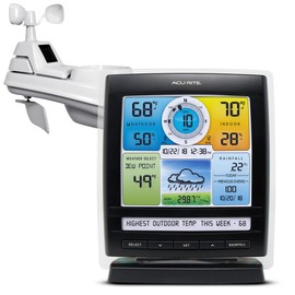 AcuRite Iris (5-in-1) Indoor/Outdoor Wireless Weather Station for Indoor and Outdoor Temperature and Humidity, Wind Speed and Direction, and Rainfall 