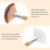 4PCS Fan Facial Brushes, Esthetician Fluffy Fan Blush Brush