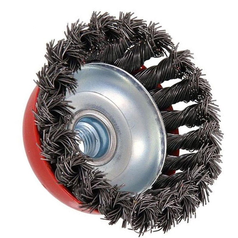 Dapetz ® Twist Knot Wire Wheel Cup Brush 85mm M14