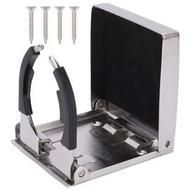 Portavasos Plegable, Portavasos de Pared de Acero Inoxidable con Tornillos de Montaje para Camiones, Vehículos Recreativos, Furgonetas, Barcos, Autocaravanas