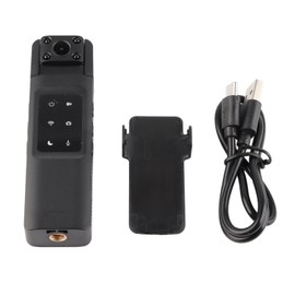 Body Mounted Camera with Back Clip 1080P Wifi Night Vision 180 Degree Rotation Shockproof Mini Driving Recorder