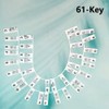 Removable Piano Keyboard Note Labels, Silicone Piano Notes Stickers Guide