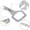 mitoharet 11 Inch C-Clamp Locking Pliers Set with Swivel Pad
