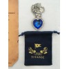 Titanic Lunch Menu and Heart of the Ocean Necklace -