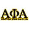 Alpha Phi-Alpha Brotherhood Patch (5") Iron on Embroidered Badge Emblem
