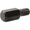 8mm Spline Bit 30mm Length 10mm Shank Chrome Vanadium Hardened