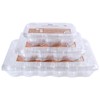 PME Pack of 3 Reusable Plastic Cupcake Container Carrier Boxes