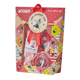 Moomin Petite Bath Gift, Kokemomo Jam (Sweet and Sour Berry Scented Bath Set)