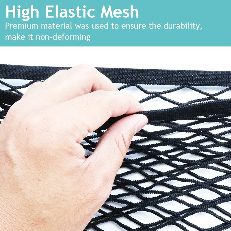 BestEvMod for Mach E Accessories Envelope Style Trunk Cargo Net