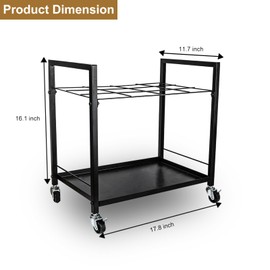 Blueprint Holder Rack Cart,Blueprint Storage Rack Metal with Wheels 12 Slots Roll File Holder,Blue Print Storage Organizer for School Home Office to Construction Plan Holder Poster Architectural.