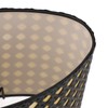 Lampshade Oval Shaped Hollow Metal Carved Compatible E27 E14 Caliber