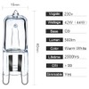 Comyan Comyan G9 Halogenlampen 230V 42W (44W) 2800K Warmwei?, G9