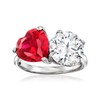 Ross-Simons 3.50 Carat CZ and 1.00 Carat Simulated Ruby Toi