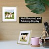 4x4'' Sqaure Simply Gold Metal Picture Frame With Mat for