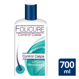Folicuré Shampoo Limpieza Renovadora Control Caspa 700 ml
