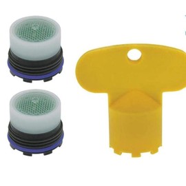 Neoperl Faucet Tom Thumb Size PCA Cache Standard Aerator Honeycomb Filter Screen 1.5 GPM, M16.5x1 With Tool Key Two Pack