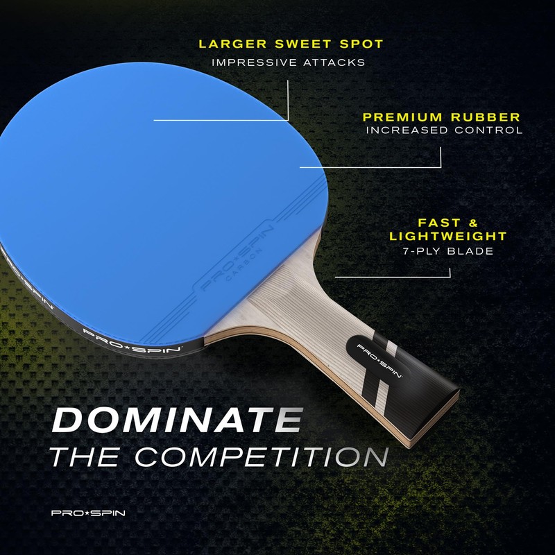 PRO SPIN - Ping Pong Paddle - Raqueta de Tenis