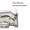 Qrity 2 PCS 130-175 Degree Adjustable Cabinet Hinges, Easy Installation,