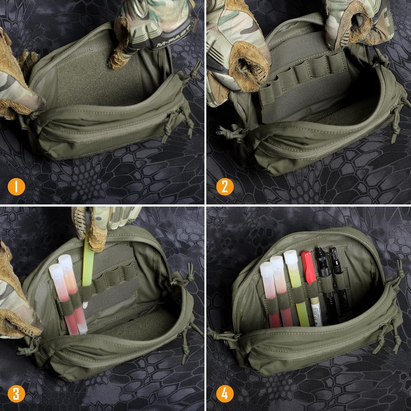 WYNEX Tactical Bag Insert Elastic Holder, Modular Elastic Loop Panel