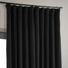 HPD Half Price Drapes Extra Wide Signature Blackout Velvet Curtains