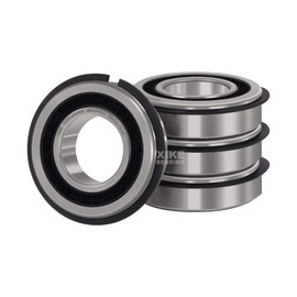 XiKe 4 Pack 6205-2RSNR Lawn Mower Wheel Bearings, Compatible JD AM102888 AM131046 AM137758, Gravely 05435700 and More.