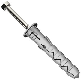10 x Bolts with M10 x 50mm Plugs Wood Screws Coach Masonry Rawl Anchor Fixings to Concrete, Brick, Wall
