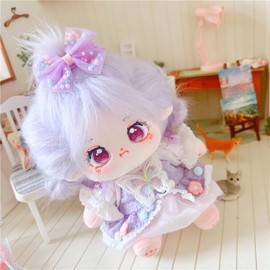 niannyyhouse Vestito per bambola da 20,3 cm, vestito con gonna a fiori, vestito per bambole (A-2)