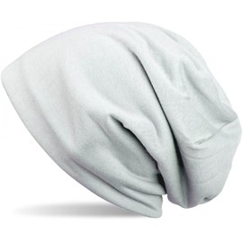styleBREAKER Unisex Beanie Hat Plain with Thermal Fleece Lining, Warm Winter Hat Lined 04024008, lightgrey