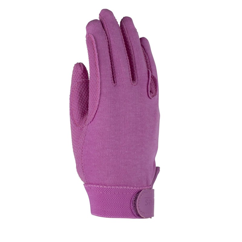 Shires Newbury Childs Kids Cotton Gloves - Black: Small