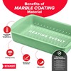 BAKKEN Kitchen Baking Pan Set - Nonstick Green Marble Coating,