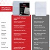 BCW Laserweld 3-Pocket 4x6 Photo Sleeves for 3 Ring Binder