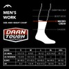 DARN TOUGH (Style 2007) Men's Steely Work Sock - Graphite,