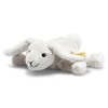 Steiff Rabbit Hoppel 20 cm Lying Down Light Grey Floppy