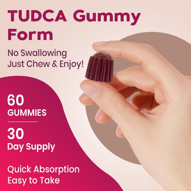 Vylarithonixa Premium TUDCA Gummy Supplement - 2000mg High-Potency Liver Support,