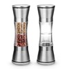 Realand 2Pcs 2 in 1 Salt and Pepper Grinder Set,